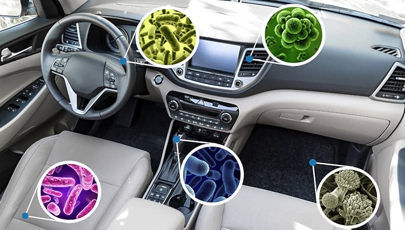sanificazione interni auto