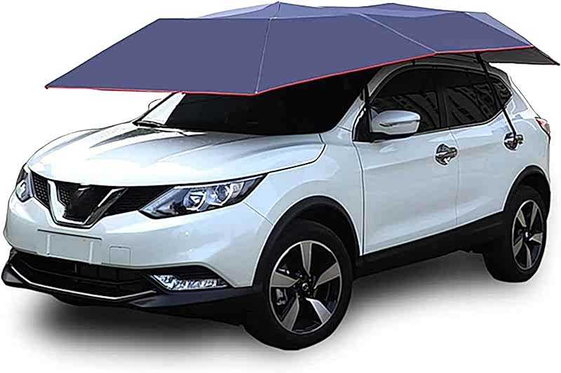 Come proteggere l’auto dalla grandine con l'ombrello per auto