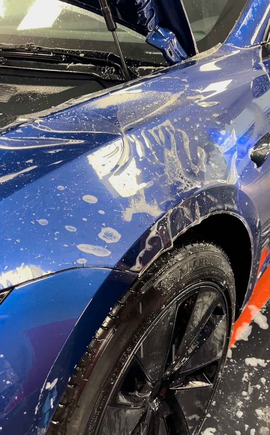 Applicazione ppf su Tesla Model 3